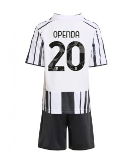 Günstige Juventus Lois Openda #20 Heimtrikotsatz Kinder 2025-26 Kurzarm (+ Kurze Hosen)